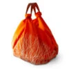 Baumwolltasche Furoshiki Tsuru, Orange, 100 Cm