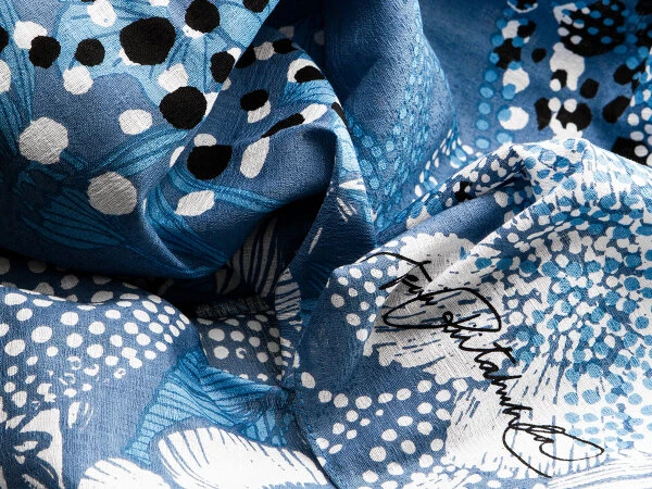 Furoshiki Kukka, Blau, 90 X 90 Cm 5 Furoshiki Kukka, Blau, 90 X 90 Cm – Bild 5