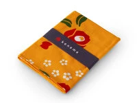 Furoshiki Tsubaki, Orange, 90 Cm 4 Furoshiki Tsubaki, Orange, 90 Cm – Bild 4