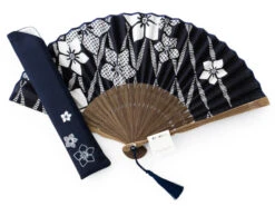 Handfächer Aihitoe Kon, Blau 17 Handfächer Aihitoe Kon, Blau -Besteckladen handfaecher aihitoe kon blau 1