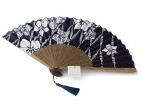 Handfächer Aihitoe Kon, Blau 4 Handfächer Aihitoe Kon, Blau – Bild 4