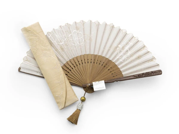 Handfächer Eien, Beige 9 Handfächer Eien, Beige – Bild 9