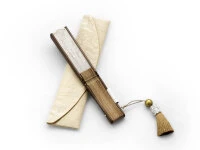 Handfächer Eien, Beige 4 Handfächer Eien, Beige – Bild 4