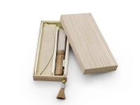 Handfächer Eien, Beige 6 Handfächer Eien, Beige – Bild 6