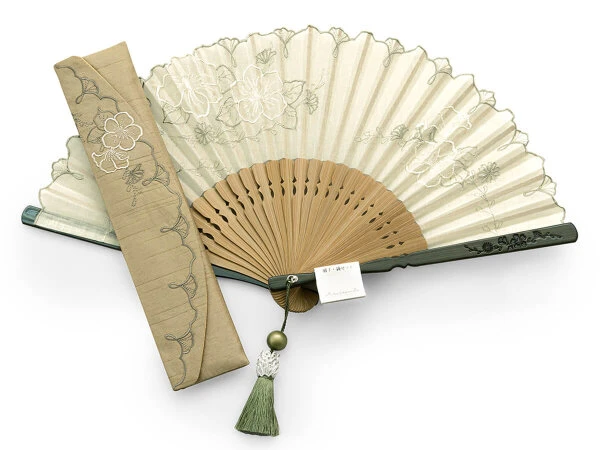 Handfächer Eien, Grün 9 Handfächer Eien, Grün – Bild 9