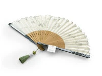 Handfächer Eien, Grün 5 Handfächer Eien, Grün – Bild 5