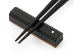 Essstäbchen Ablage Sutoreto Ebony, Ebenholz -Besteckladen hexogal staebchenablage ebony 1
