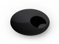 Ikebana-Vase Mammals L, Schwarz