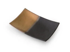 Japanische Servierplatte Sou, Schwarz-gold, 2 Größen -Besteckladen japanische servierplatte sou schwarz gold 2 groessen 1