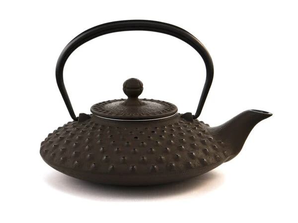 Japanische Teekanne Gusseisen Hira Arare, 0,5 L, Braun 12 Japanische Teekanne Gusseisen Hira Arare, 0,5 L, Braun – Bild 12