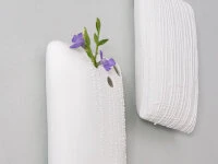 Japanische Vase Act/ Rain Drop, Weiß 4 Japanische Vase Act/ Rain Drop, Weiß – Bild 4