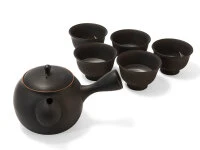 Japanisches Teeservice, 6-teilig, Kyusu Tokoname Sendan Sen Kaku 10 Japanisches Teeservice, 6-teilig, Kyusu Tokoname Sendan Sen Kaku – Bild 10