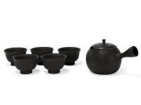 Japanisches Teeservice, 6-teilig, Kyusu Tokoname Sendan Sen Kaku 9 Japanisches Teeservice, 6-teilig, Kyusu Tokoname Sendan Sen Kaku – Bild 9