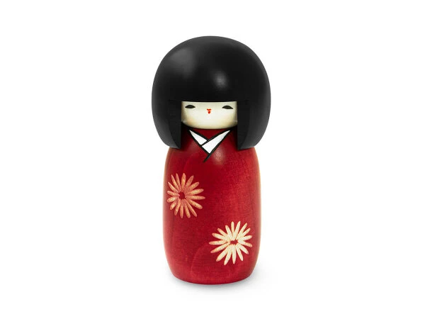 Kokeshi: Holzpuppe Nogiku 7 Kokeshi: Holzpuppe Nogiku – Bild 7