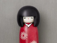 Kokeshi: Holzpuppe Nogiku 6 Kokeshi: Holzpuppe Nogiku – Bild 6