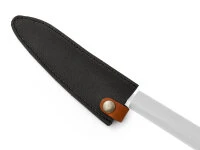 Messerhülle Leder Petty, Schwarz