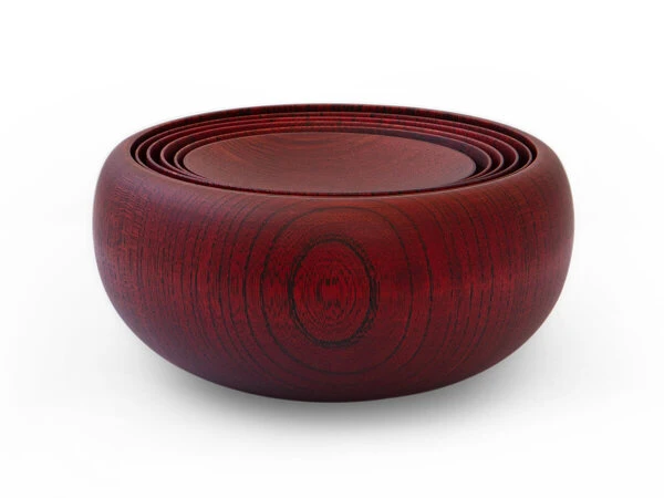 Oryoki Schalenset Rot 6 Oryoki Schalenset Rot – Bild 6