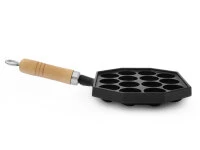 Besteckladen 7 Takoyaki Pfanne 14, Holzgriff, IWACHU